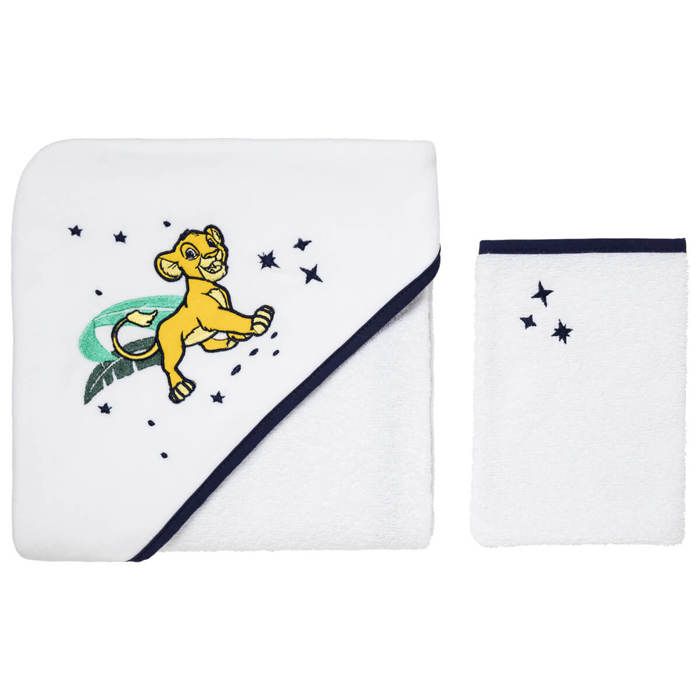 Parure de bain Roi Lion 80x80 cm - Disney Baby