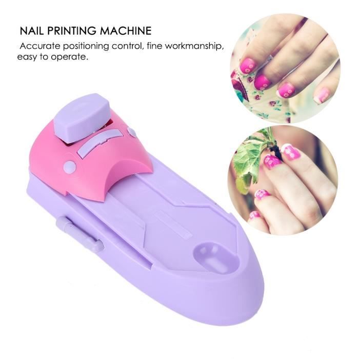 Nail Art Machine d'impression d'ongles Dessin d'impression Motif manucure timbre machine Stamper Kit DIY