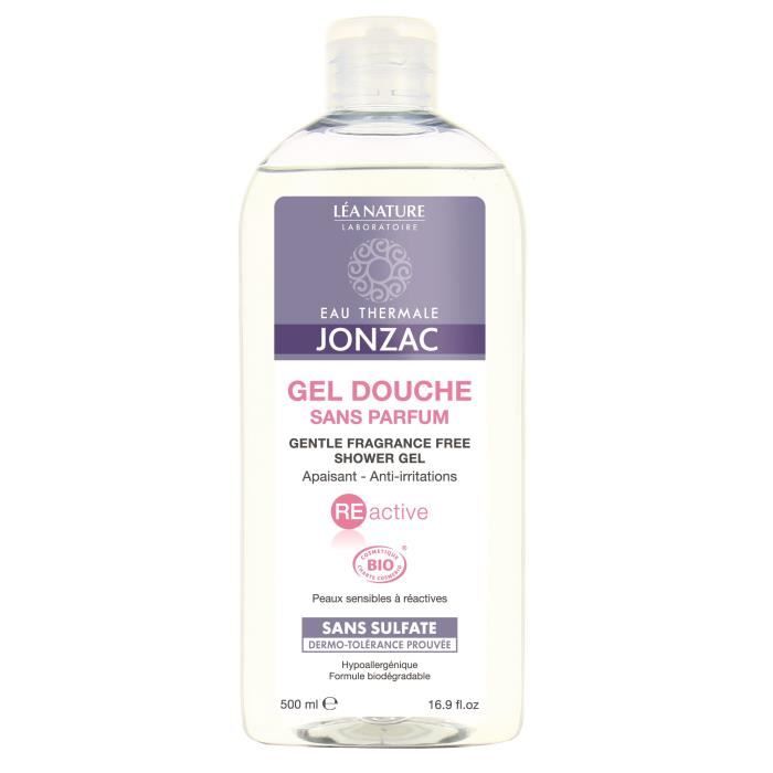 Jonzac Reactive Gel Douche Sans Parfum Bio 500ml