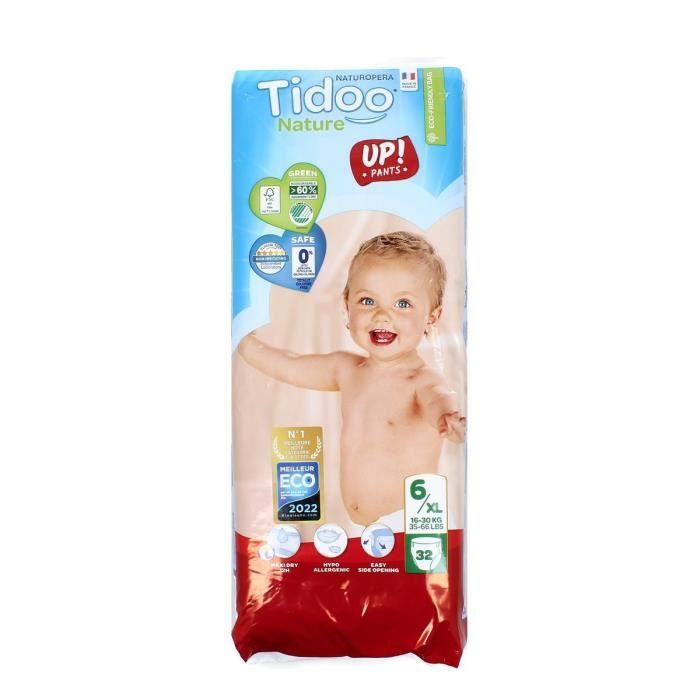 Tidoo Stand Up Culottes d'Apprentissage Taille 6 XL 32 culottes