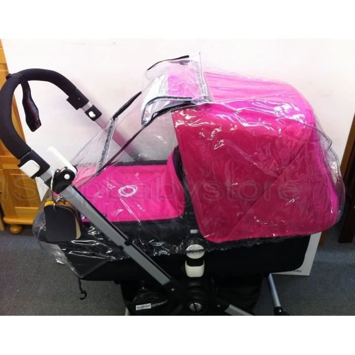 Bugaboo Bee Cameleon Bee+ Universel Habillage Pluie Transparent - Norme EN 71