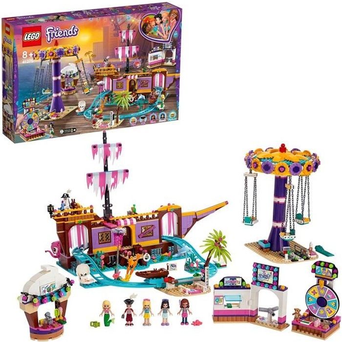 LEGO Friends - Le quai de Heartlake City, Jouet pour Fille et Garçon à Partir de 8 Ans et Plus, 1251 Pièces - 41375