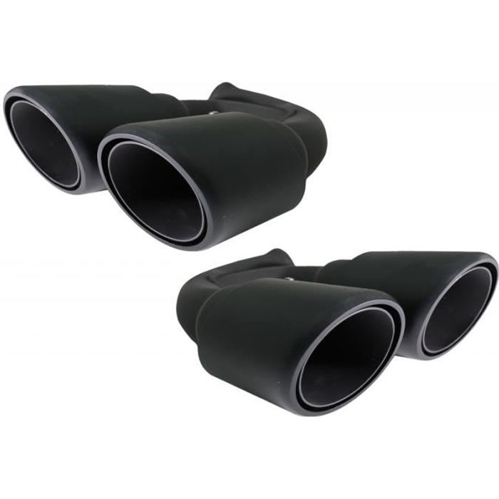 Embouts Silencieux pour Porsche Cayenne 92A V8 05/10-09/14 Muffler Tips GTS Look