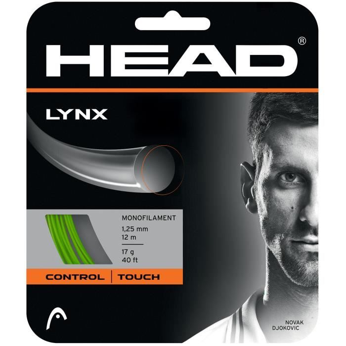 Cordage Head Lynx Vert 12m - Couleur:Vert Jauge:130