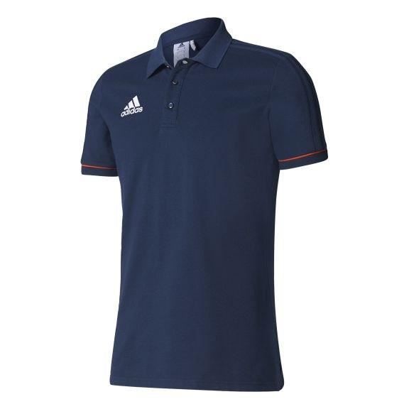 ADIDAS Tiro 17 Polo - Bleu / Orange / Blanc