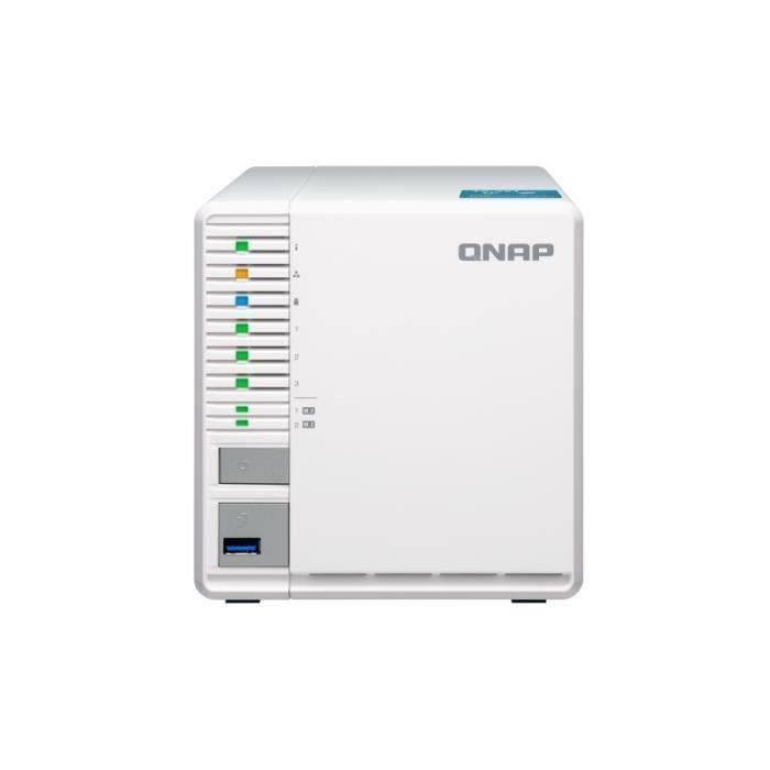 QNAP TS-351 Ethernet/LAN Tour Blanc NAS