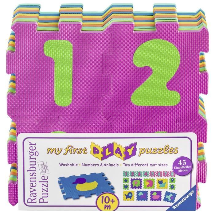 RAVENSBURGER My first play puzzles - Chiffres et animaux