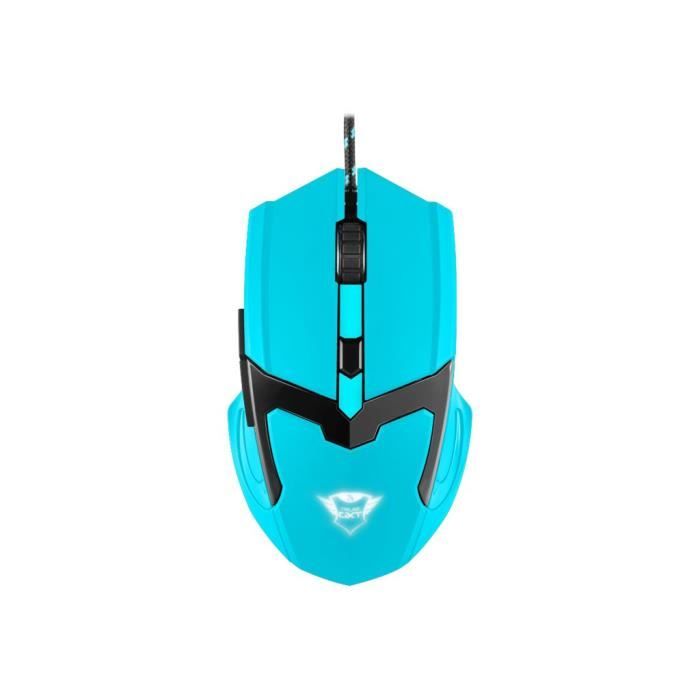 Trust GXT 101-SB Spectra Souris optique 6 boutons filaire USB bleu
