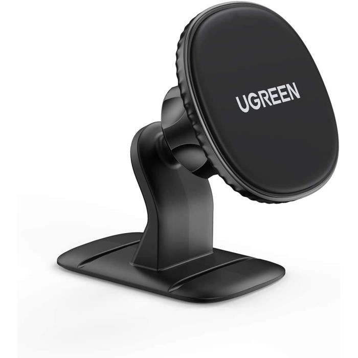 UGREEN Support Téléphone Voiture Magnétique sur Tableau de Bord Rotation 360 Degrés Support Aimant Smartphone
