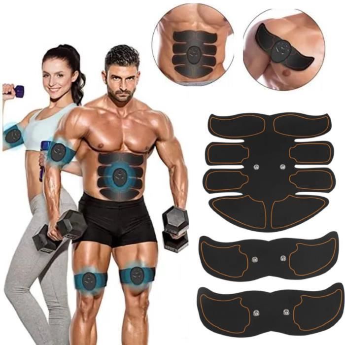 NOUVEAU Ceinture de tonification abdominale + fessiers - Electrostimulation avec le Set Tonifier Abdos, Biceps, Fessier