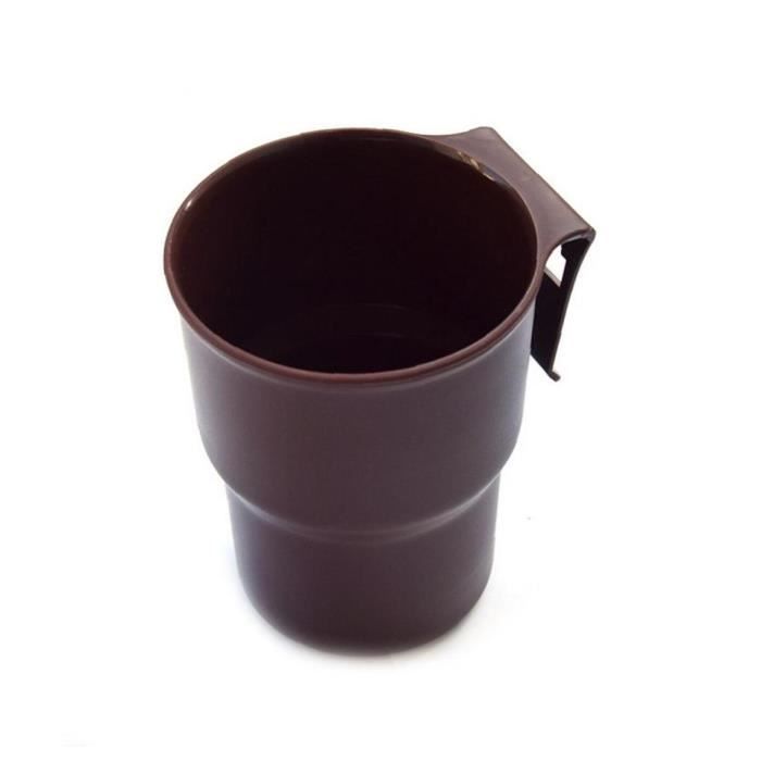 Porte-bouteilde boissontomatique Boîte de rangement monté sur véhicuCoupe multifonctionnelavec prise voiture Outils moteurs bruns