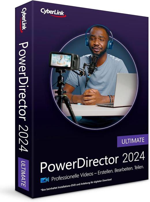 CyberLink PowerDirector Ultimate 22 – Version 2024 – Windows 64