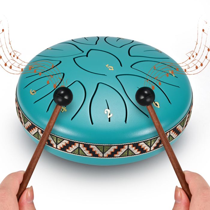Mini Batterie Métal 3D – Modèle De Tambour 18 Cm – Déco De Bureau – Avec Cache-poussière – Cadeau Musicien