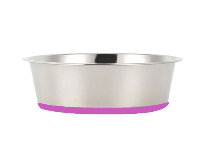 Meilleurs prix pour Gamelles pour chien en acier inoxydable rouge de 21 cm | Fond en caoutchouc antidérapant | Ensemble de gamelles idéales pour la