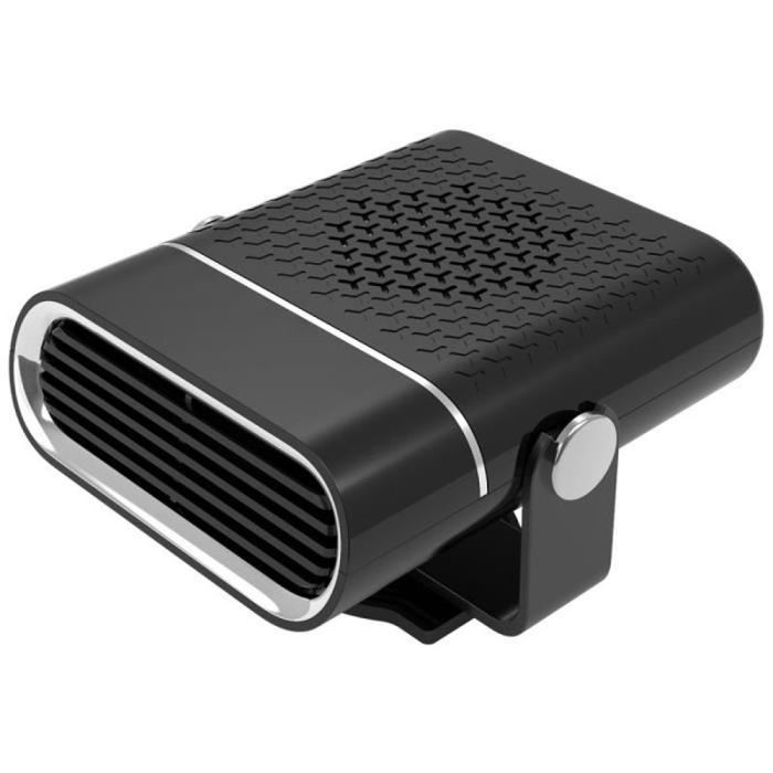 Chauffage Voiture Portable Chauffage Ventilateur Voiture 12V Leaflai - Désembuage Pare-brise 2 En 1 Avec Prise Allume-Cigare Chauffage Ventilateur Allume- cigare