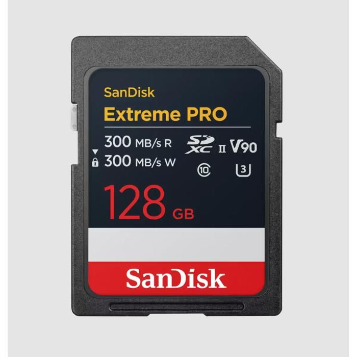 Carte Mémoire SD SanDisk Extreme PRO SDXC UHS II jusqu'à 300MB/ V90 8K 4K UHD SD carte mémoire flash haute vitesse