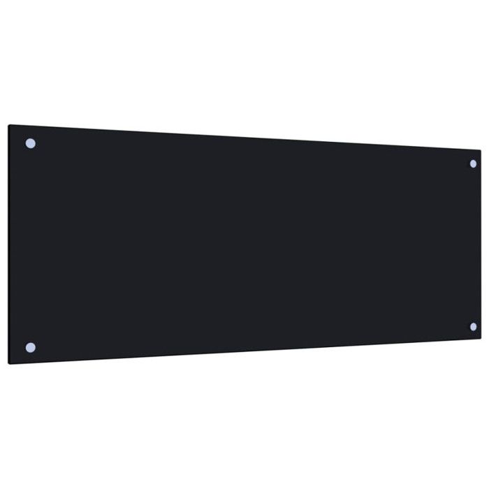 Dosseret de cuisine Noir 100x40 cm Verre trempé - Cdiscount Bricolage