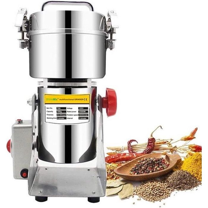 Comparer les prix de Moulin à herbes électrique - ROYAL SWISS - 350 g - 1800 W - Acier inoxydable - Multifonctionnel