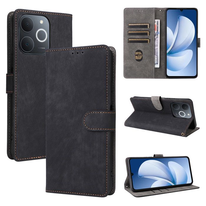 Housse étui Rotatif 360° Avec Clip Ceinture Pour Oppo Reno6 Pro 5G (2021) - Cuir Synthétique Noir - Neuf
