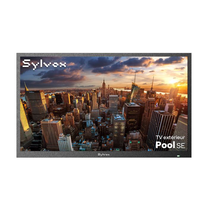 Télévision extérieure LED SYLVOX Pool SE 32 1500 nits Full HD 1080p IP55 étanche