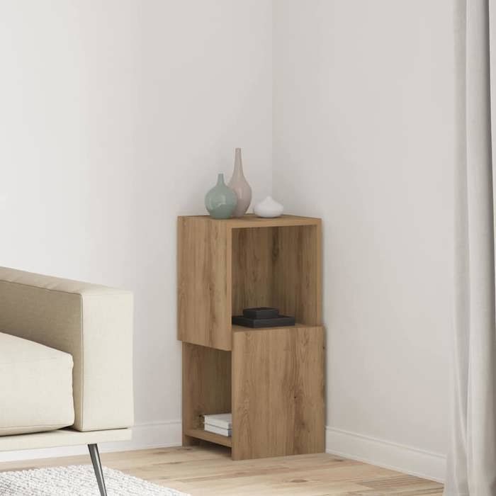 Seasonal SaleMeuble dangle 1PC - SWEETY - Support/Cabinet rangement - Dessus robuste - Chêne artisanal 30 5x30x65cm - bois ding