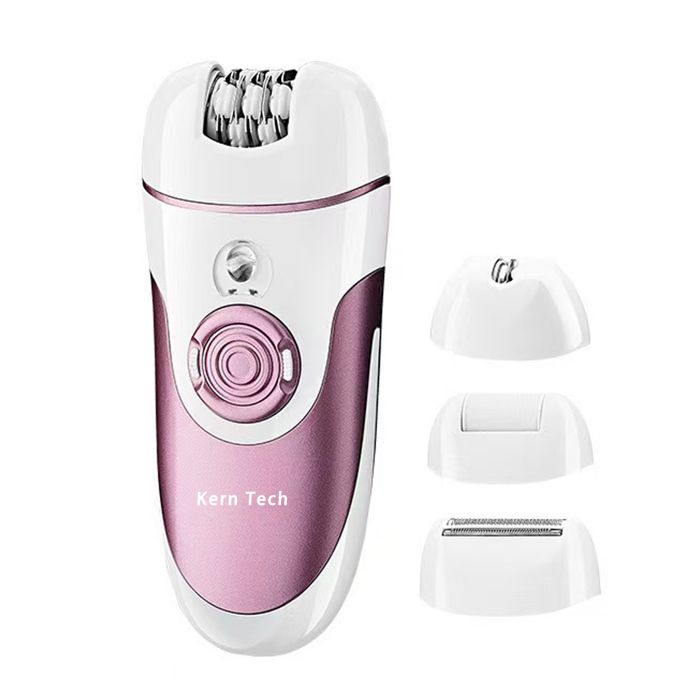 Appareil épilation électrique femme - Kern Tech - 4 en 1 13 x 5 cm rechargeable indolore rapide visage corps Recharge rapide