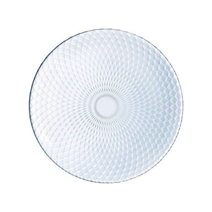 6 assiettes plates en verre 25 cm Pampille - Luminarc