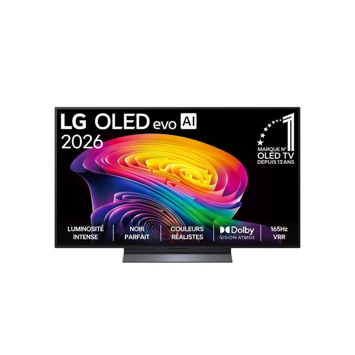 TV LG 4K OLED Evo OLED48C6 121 cm 2026 - vue 4