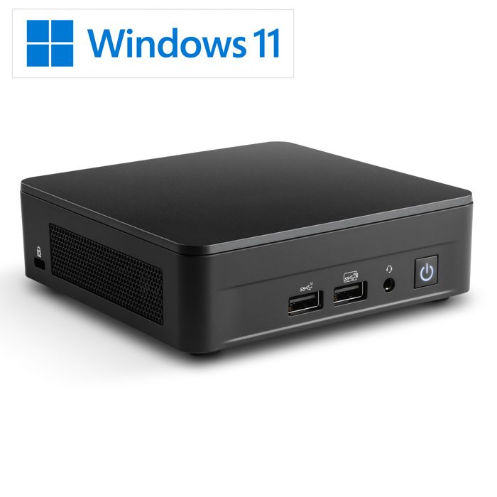 Csl Computer Mini Pc Intel Nuc13 Core I7-1360p / 1000 Go / Windows 11 Pro Noir - vue 2
