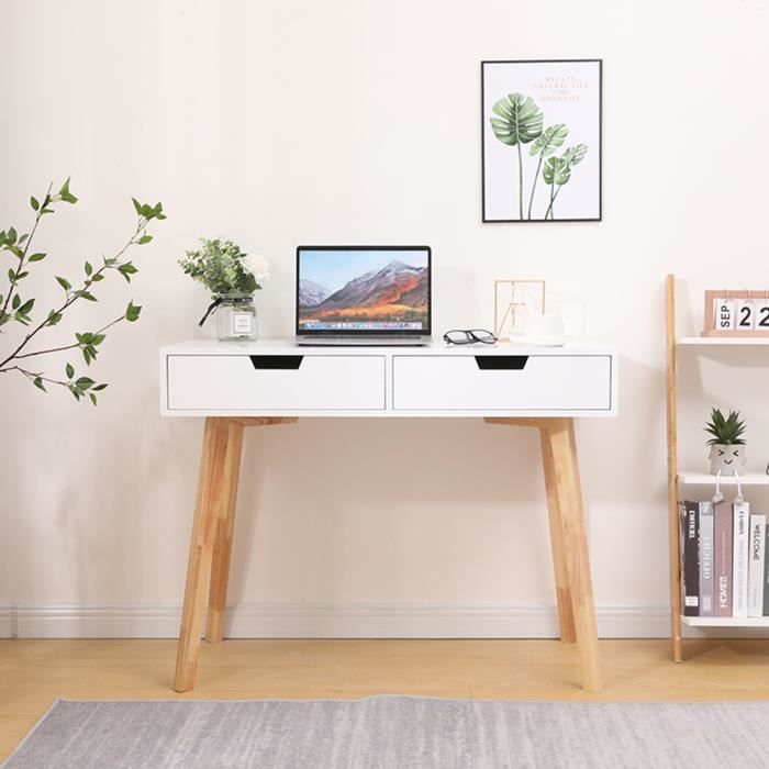 AKALNNY Table d'ordinateur Portable Bureau -Noir-Convient à dans les salles  d'étude, les bureaux et les petits espaces - Cdiscount Maison
