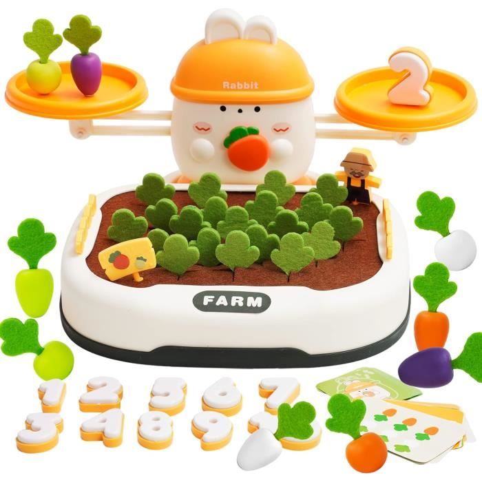 Jouet Éducatif - Montessori - Balance Grenouille - Multicolore - 3 Ans