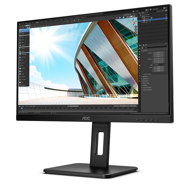 Écran PC AOC U27P2CA - noir - 27