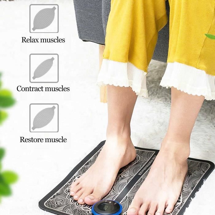 Tapis De Massage Et électrostimulation Des Pieds - Coussin Régénérant - Marque Healthcare - Neuf