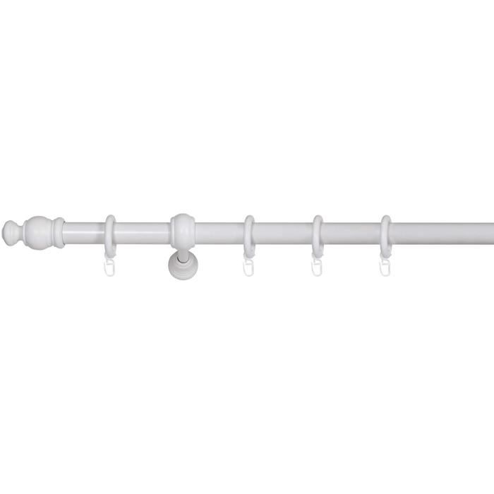 Tringle à Rideaux Bois Hêtre Extensible 100-320 Cm – Robuste & Décorative