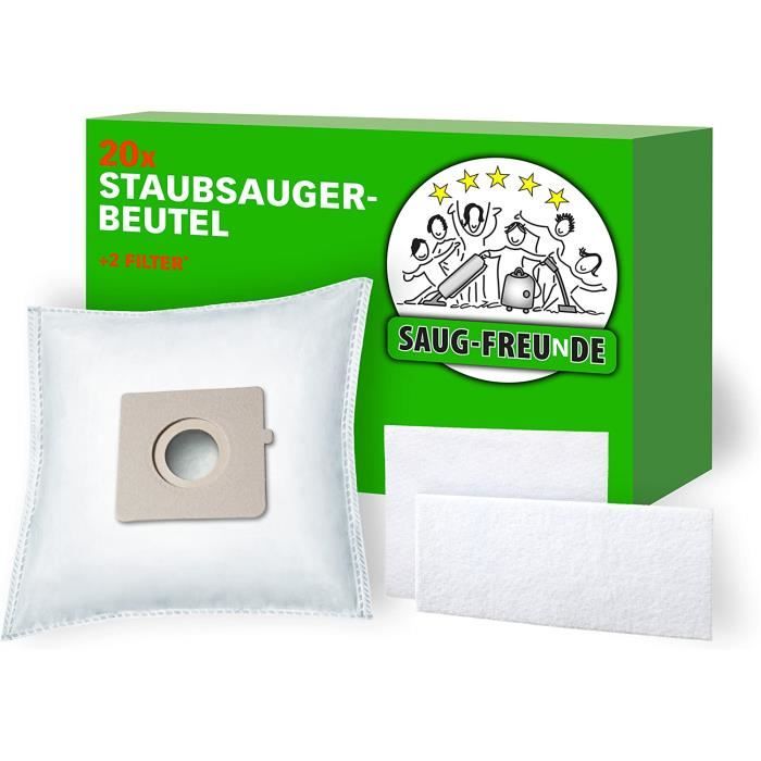 Mega Pack 20 Sacchetti Per Aspirapolvere Compatibili Rowenta RO5265 E Altri - Dustwave - Made In Germany - 2