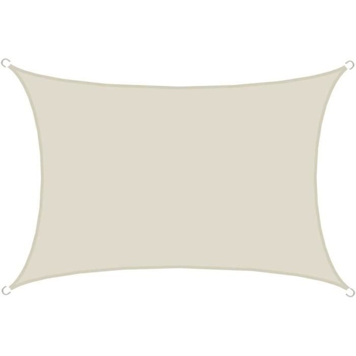 Voile D'ombrage CelinaSun 4x5m Rouge - Protection UV Pour Jardin, Terrasse Et Balcon