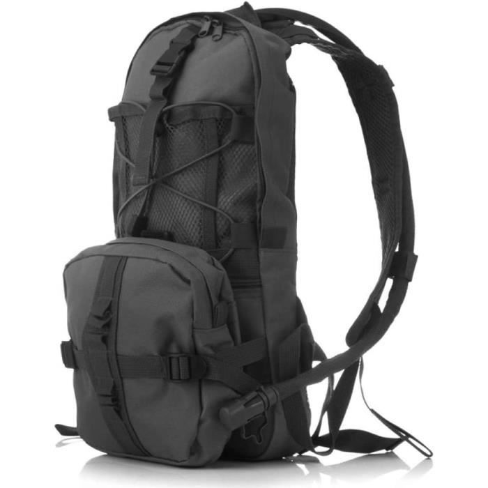 Sac à Dos INOXTO Avec Poche à Eau 1,5L - Pour Running, Vélo, Randonnée - Léger 300g, 3L Capacité