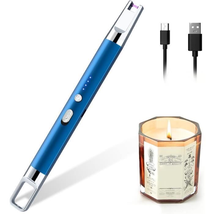 Allume Bougie Electrique USB Rechargeable Briquet Électrique Arc avec Allume Bougie Electrique USB Rechargeable Briquet Électrique Arc avec