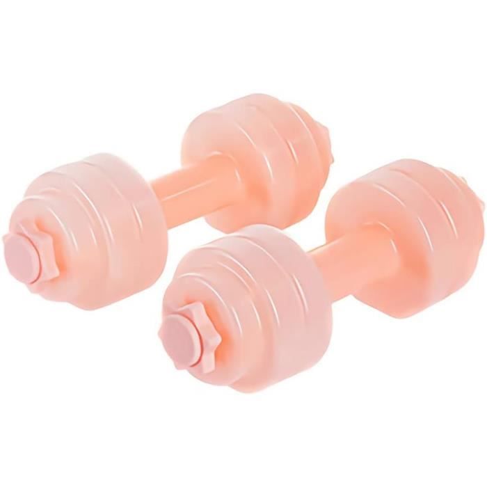 Haltères Réglables VIFER Remplis D'Eau Jusqu'à 20kg - Kit Voyage Compact Pour Musculation