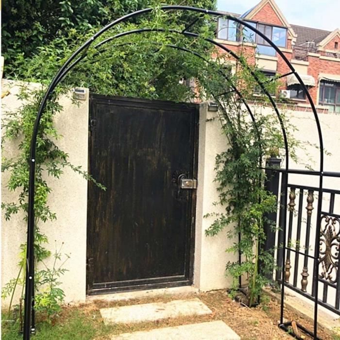 Arche De Jardin Murale Treillis Fer - Support Plantes Grimpantes Design Rétro