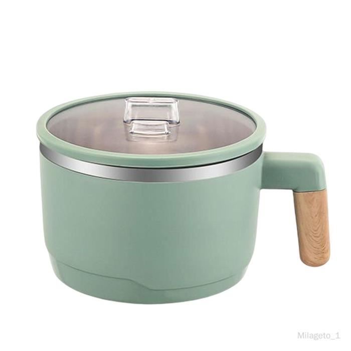 Bol U00e0 Ramen Rapide De 1200 Ml Avec Couvercle Filtrable En Acier Inoxydable