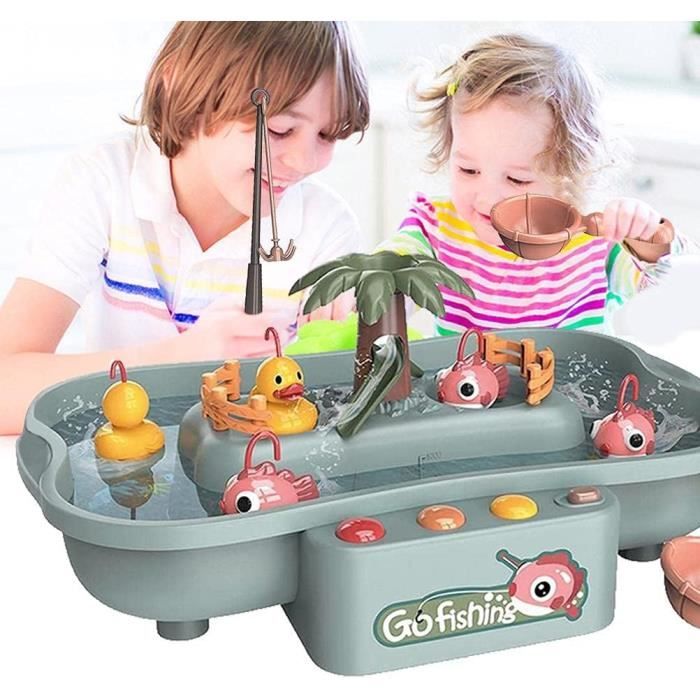 Jouet de pêche - Canard électrique - Musique - Interaction multi-joueurs - Sécuritaire et non toxique