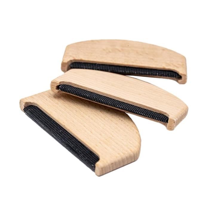 Kit De Rasoir Anti Bouloche 1 Pack Peigne Et 2 Pack Brosse Manuel Anti