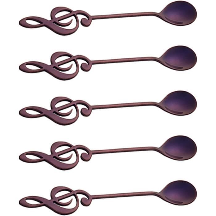 Cuillères à Café En Forme De Guitare En Acier Inoxydable - Parfaites