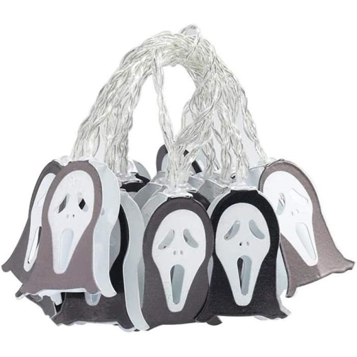 2 Fantômes Lumineux Pour Halloween - Décoration Extérieure Jardin Et Maison - Effet Spooky