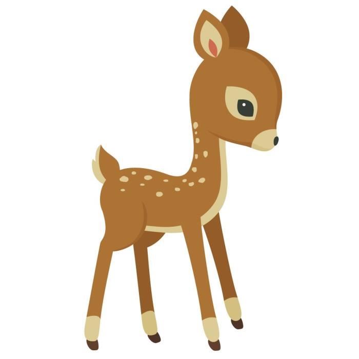 Stickers Autocollants Enfant Deco Bambi Ref 734 Dimension Autocollant Hauteur 40 Cm Achat Vente Stickers Soldes Sur Cdiscount Des Le Janvier Cdiscount