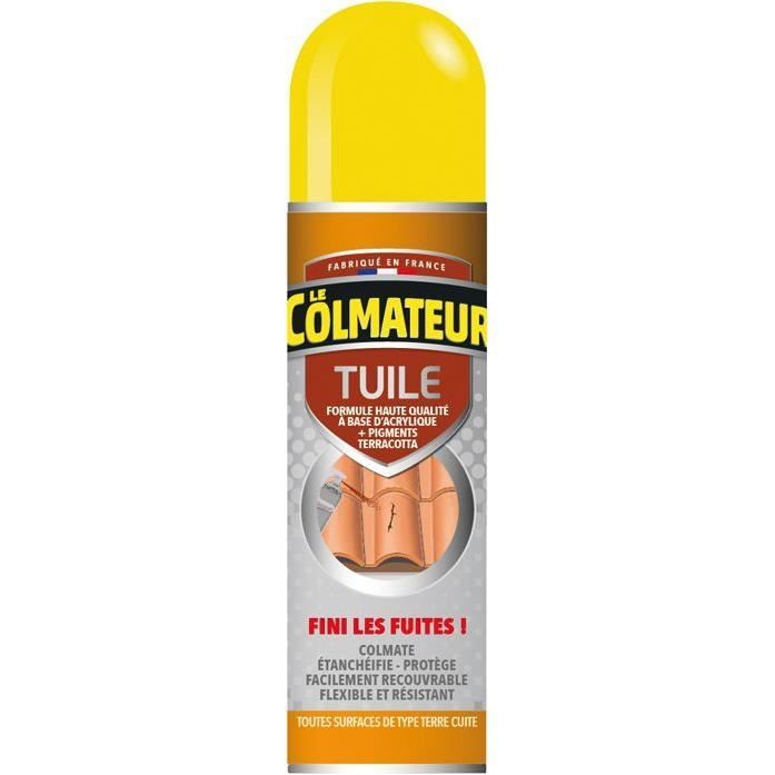 Colmateur spray bitume d'étanchéité - tuile - 250 mL