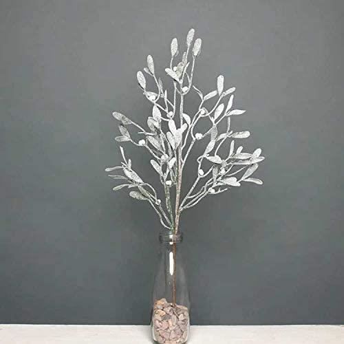 Piques décoratifs de Noël en forme de pommes de pin et eucalyptus ...