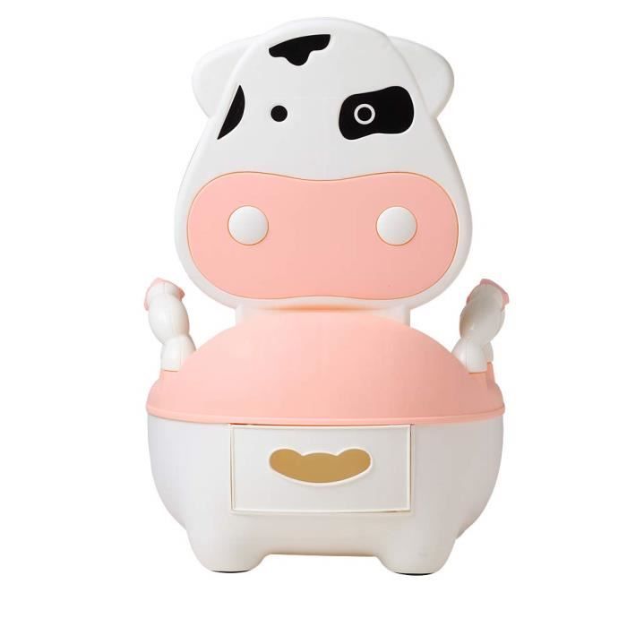 Glenmore Pot Bebe Toilette Chaise De Toilettes Trainer Wc Assise Rembourree Enfants Bebe Vache Rose Cdiscount Puericulture Eveil Bebe