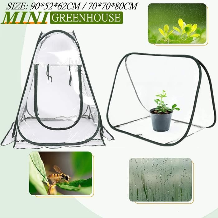 Serre Pop-Up Portable Pour Plantes D'Extérieur Et D'Nik, Mini Tente De User Inage, Couverture De